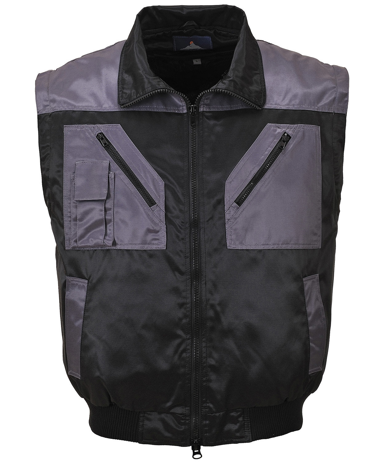 Portwest Two Tone pilot jacket, Black/Grey, large image number 2