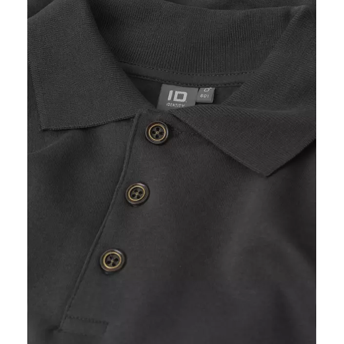 ID Game long-sleeved Polo Sweatshirt, Charcoal, large image number 3