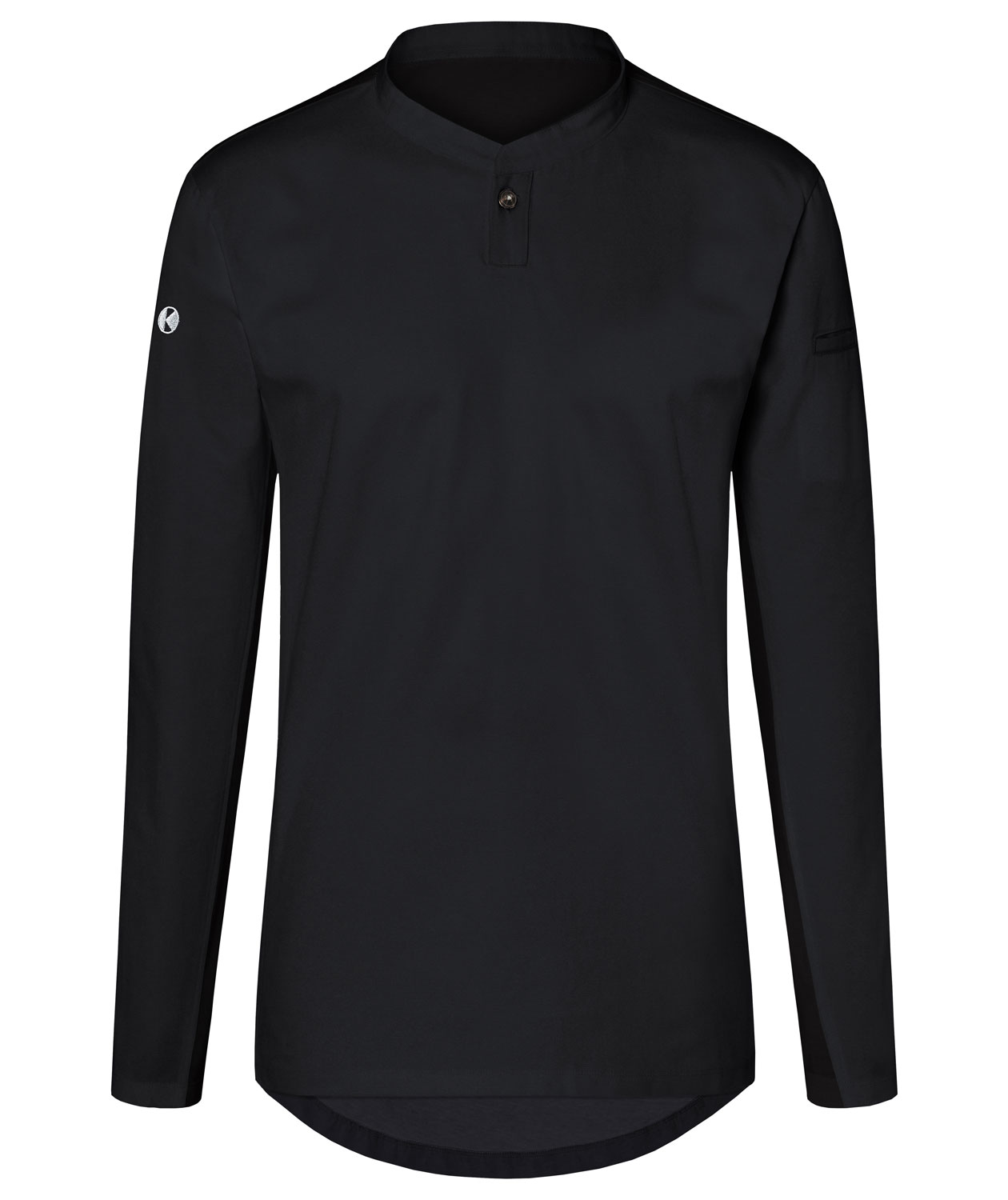 Karlowsky Performance dame lang&aelig;rmet polo t-shirt, Sort, Sort, swatch