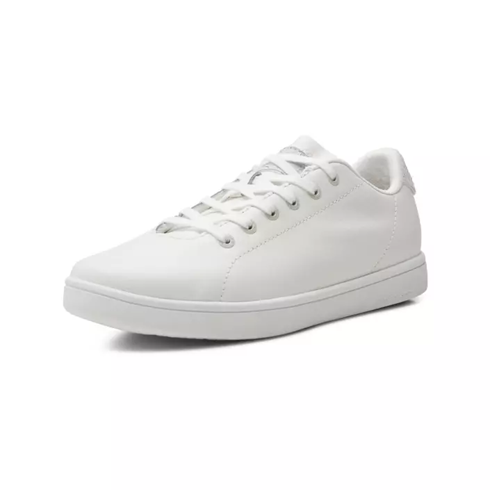 Woden Jane Leather III dame sneakers, Hvit, large image number 4