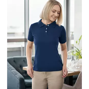 Karlowsky Modern-Flair dame polo T-skjorte, Navy