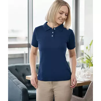 Karlowsky Modern-Flair dame polo T-skjorte, Navy