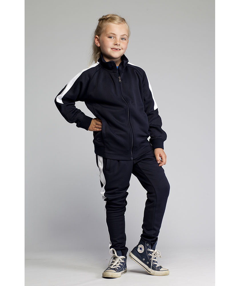 Pitch Stone Panel sweat cardigan for kids, Navy, large image number 2