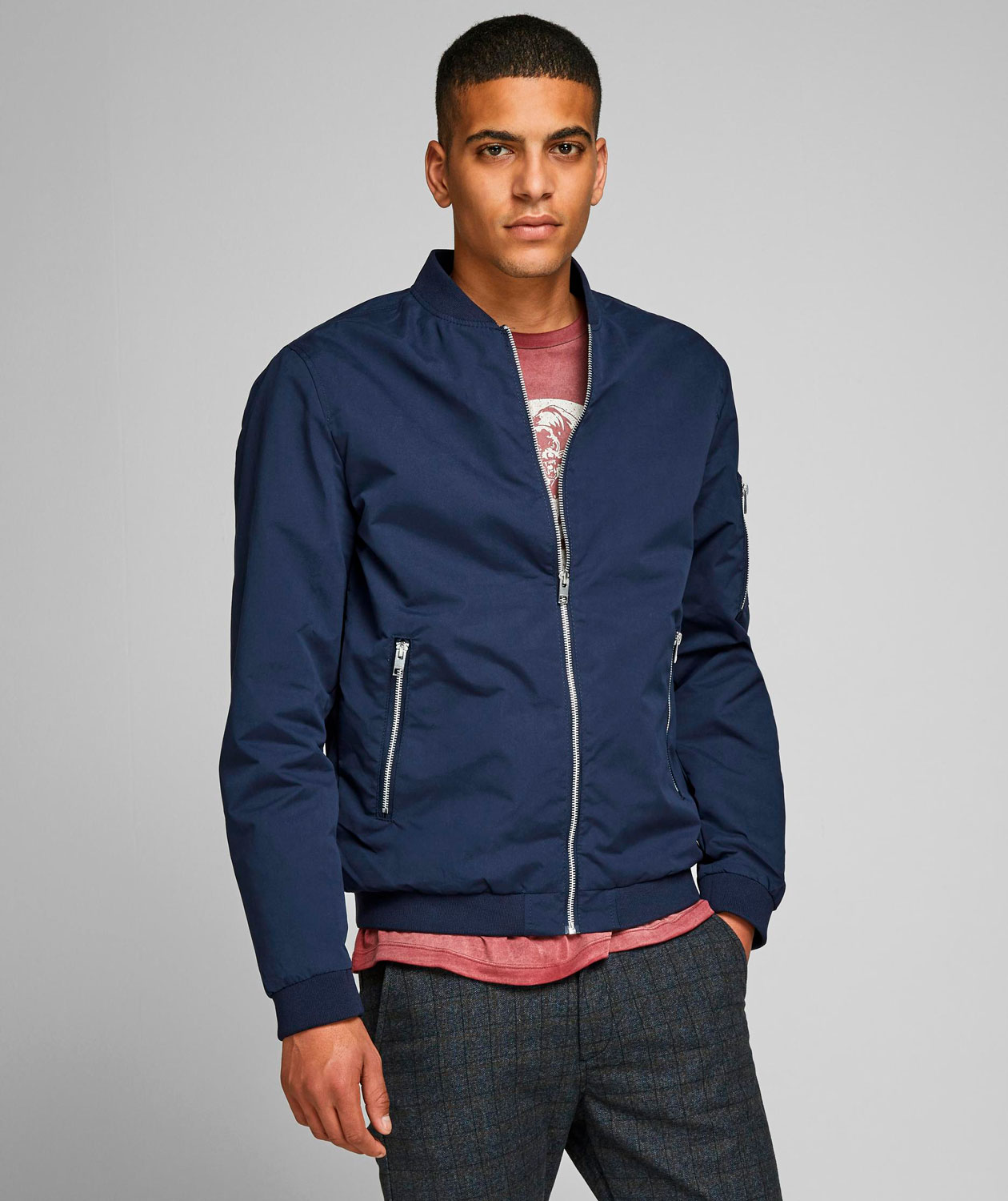 Jack & Jones JJERUSH bomber jacket