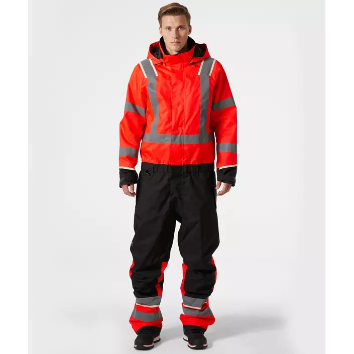 Helly Hansen UC-ME winter coverall, Hi-Vis Red/Ebony, large image number 1