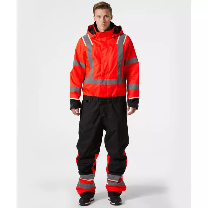 Helly Hansen UC-ME Winteroverall, Hi-Vis Rot/Ebony, large image number 1