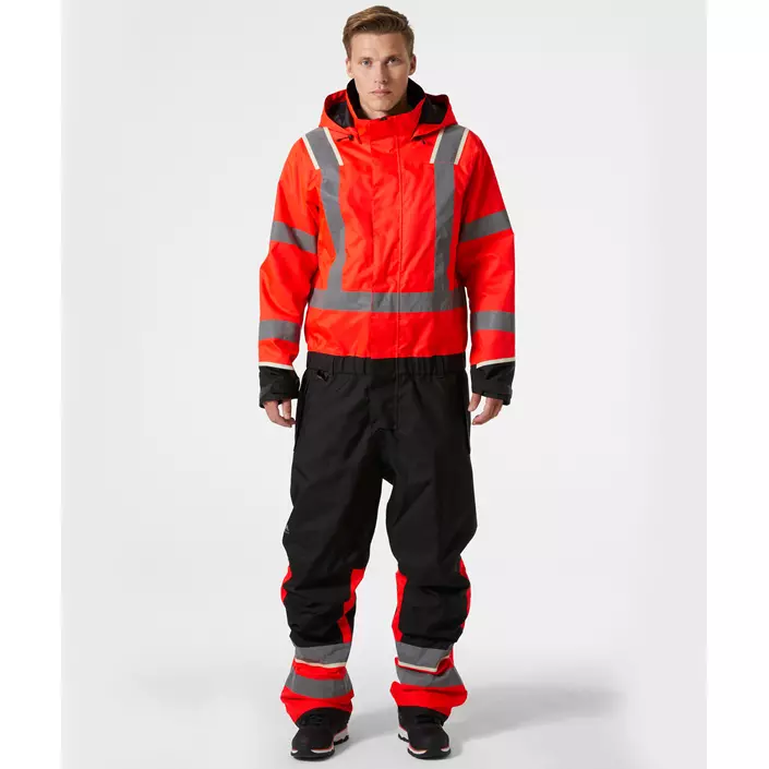 Helly Hansen UC-ME vinterkjeledress, Hi-Vis Rød/Ebony, large image number 1