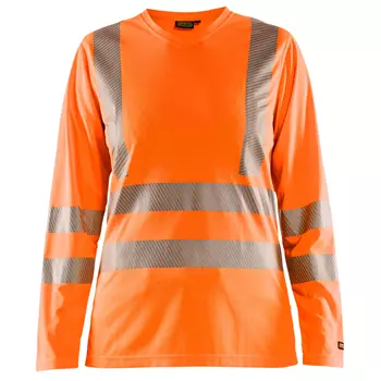 Blåkläder dame langærmet T-shirt, Hi-vis orange/Grå
