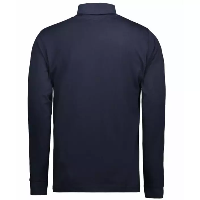 ID T-Time T-shirt with turtleneck, long-sleeved, Marine Blue, large image number 3