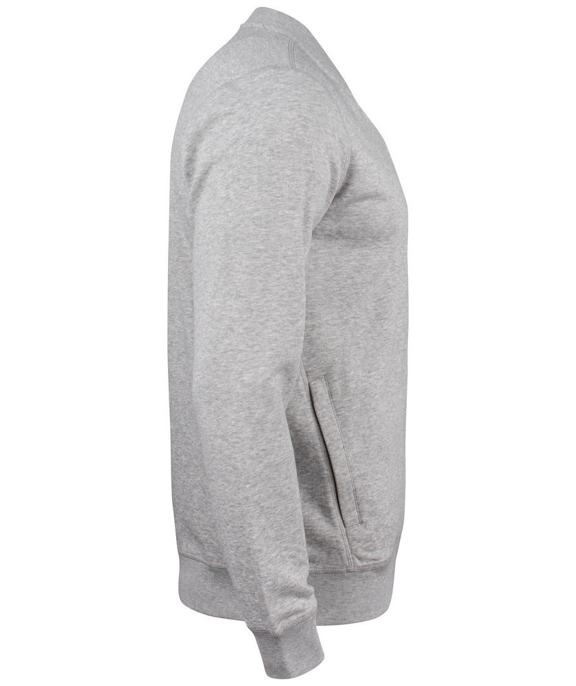 Clique Premium OC Cardigan, Grau Meliert, large image number 4