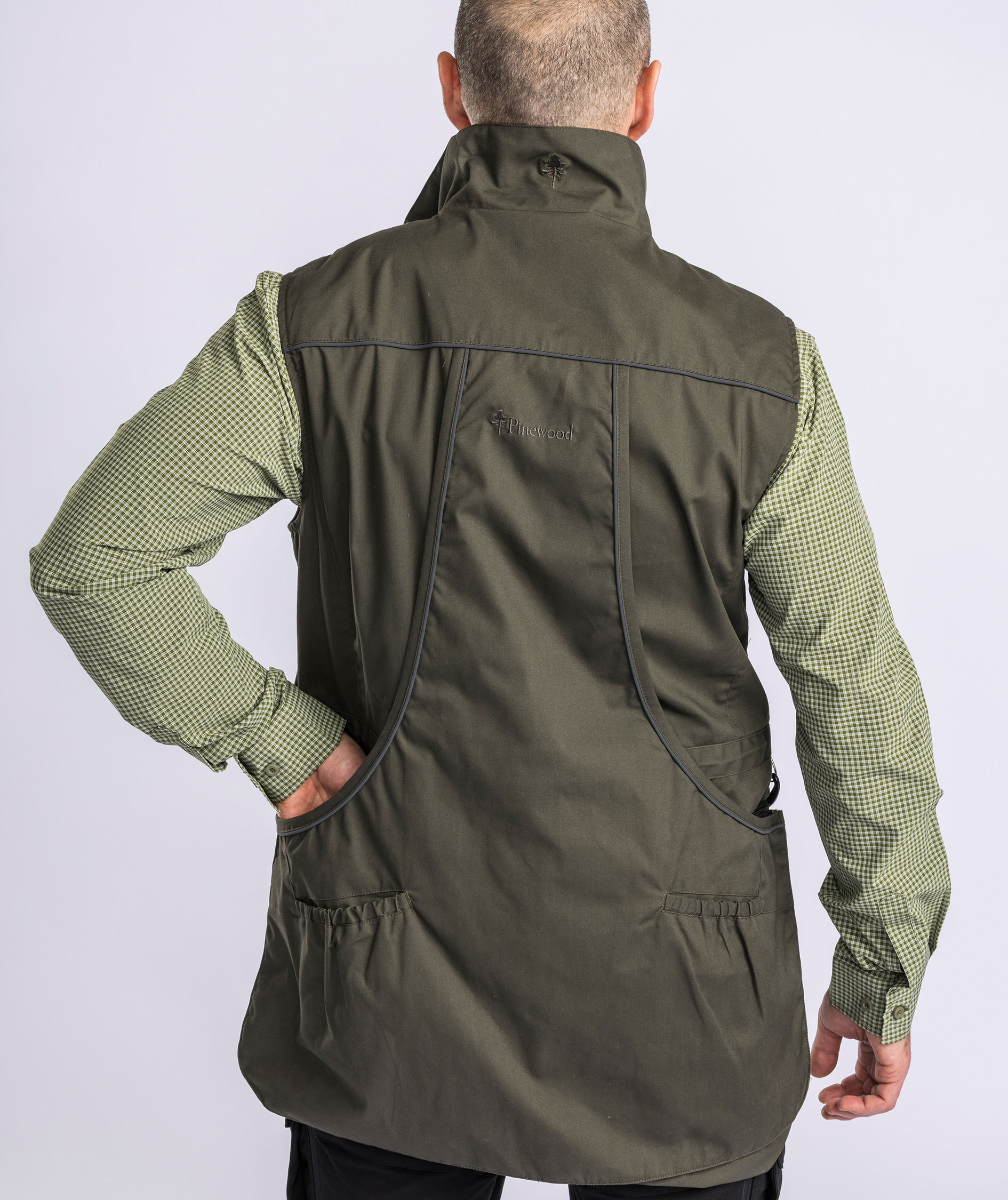 Pinewood&nbsp;Dog Sports Trainer vest, Moss green, large image number 3