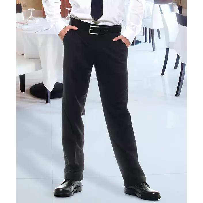 Karlowsky Basic waiters trousers, Black, large image number 1