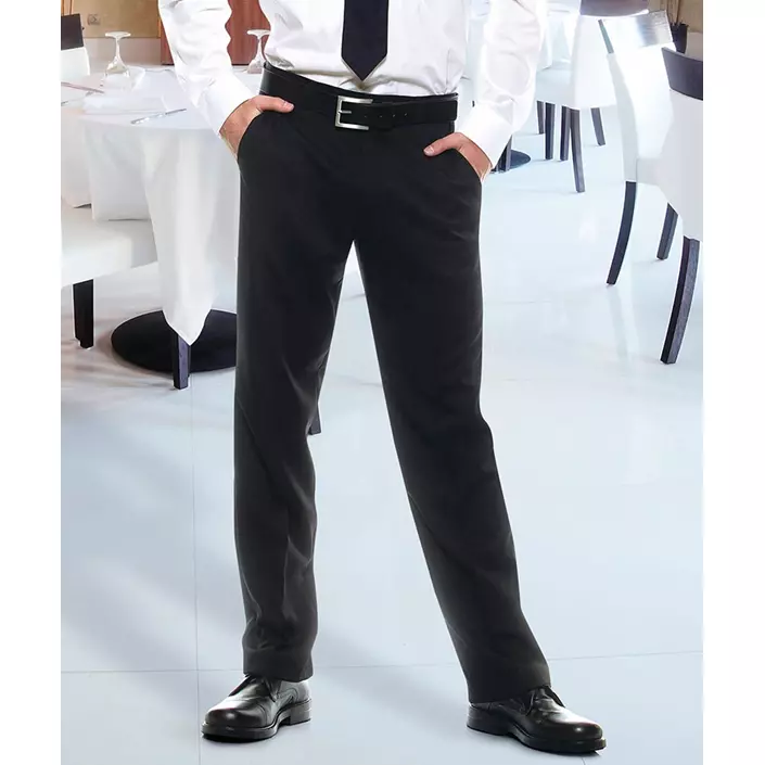 Karlowsky Basic waiters trousers, Black, large image number 1