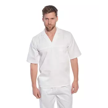 Portwest short-sleeved chefs shirt, White