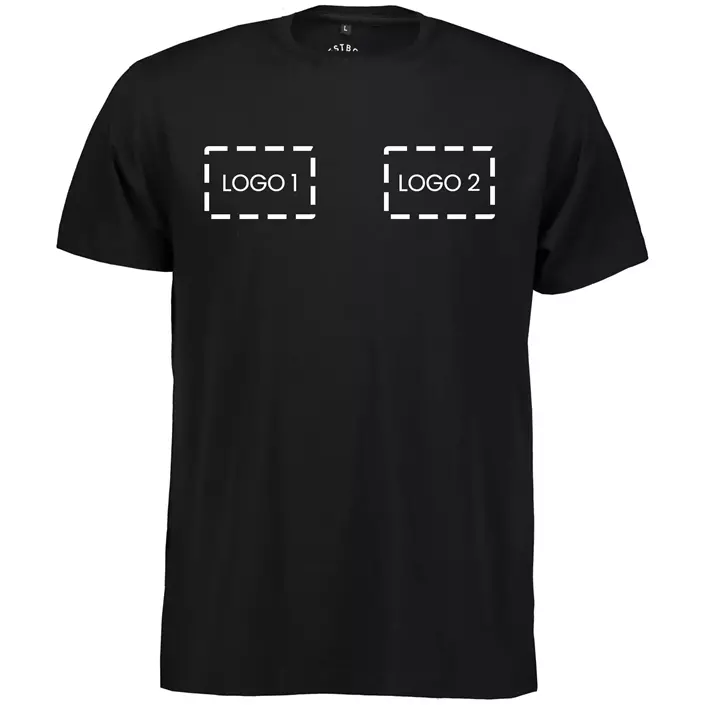 Westborn T-shirt med logotryck, 10 stk., , large image number 1