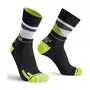 Oxyburn 2Way strømper med merinould, Black/Lime Oxyburn 2Way strømper med merinould