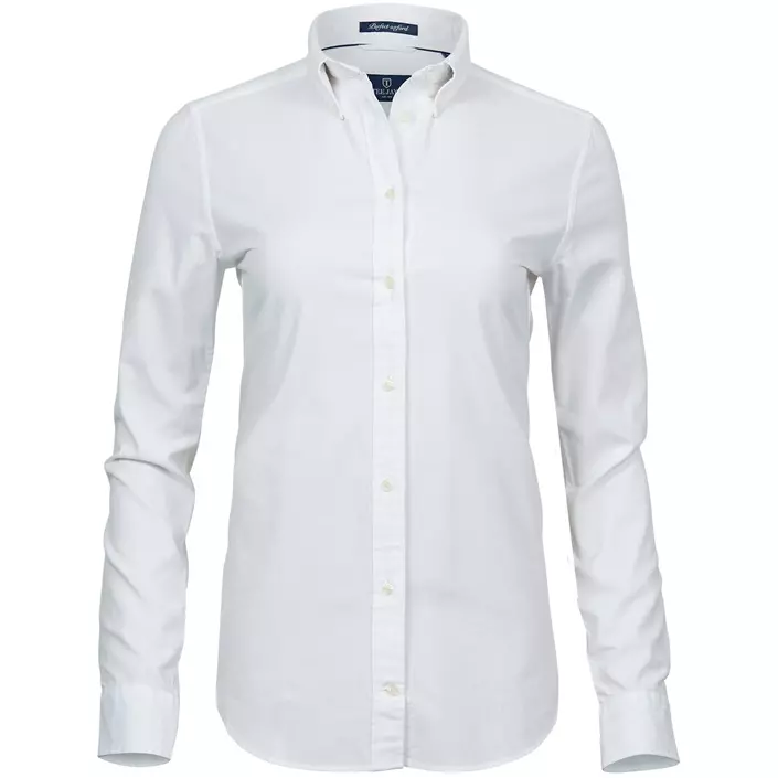 Tee Jays Perfect Oxford skjorta dam, Vit, large image number 0