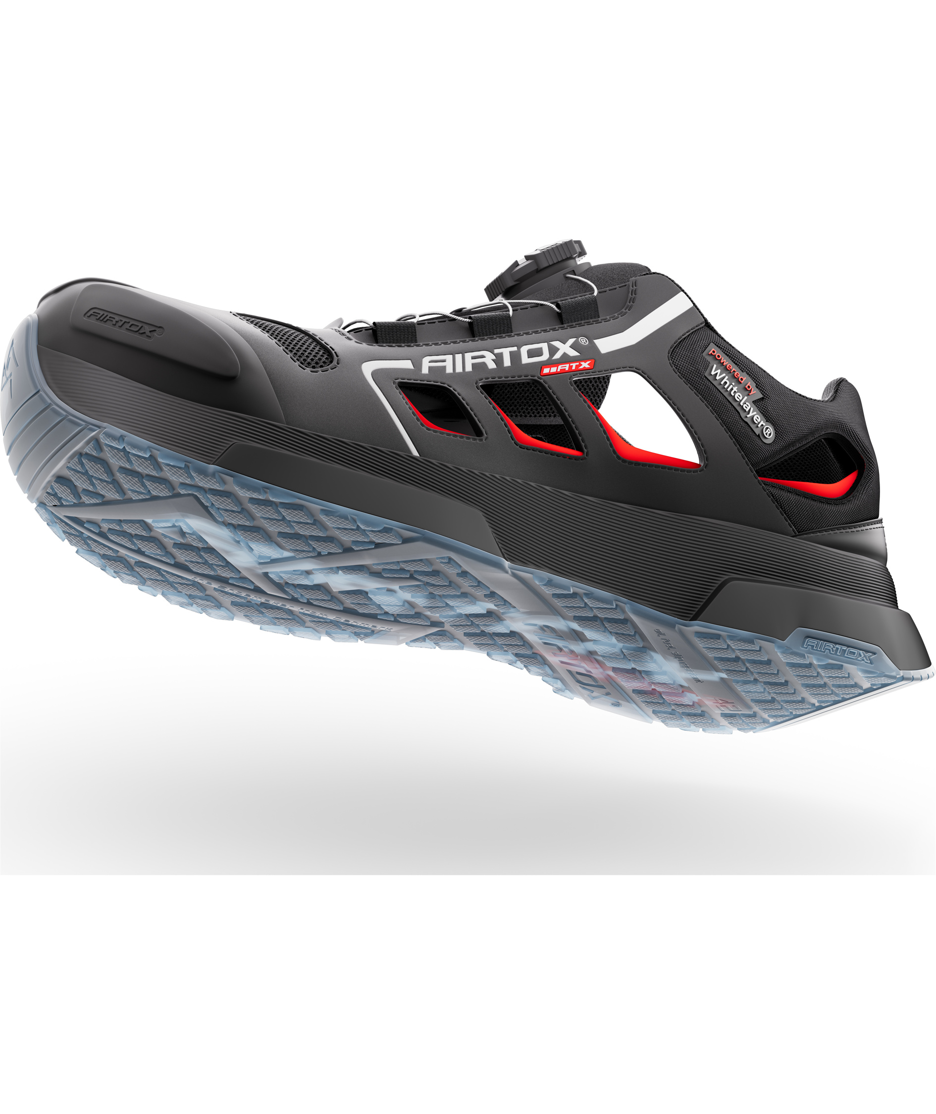 Airtox FS22 ATX safety sandals S1PS, Black, large image number 2