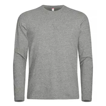 Clique Premium Fashion-T long-sleeved T-shirt, Grey melange