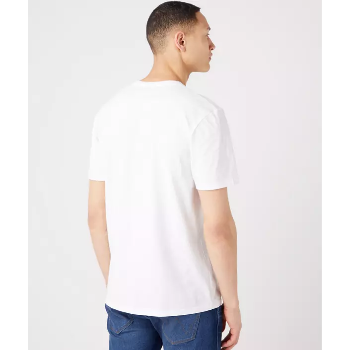 Wrangler Frame Logo T-skjorte, White, large image number 1