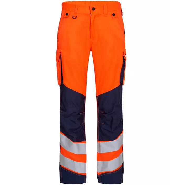 Engel Safety Light work trousers, Orange/Blue Ink, large image number 0