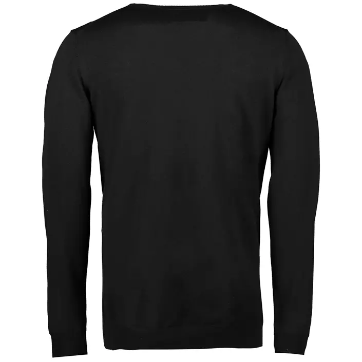 Seven Seas stickad tröja med merinoull, Black, large image number 1