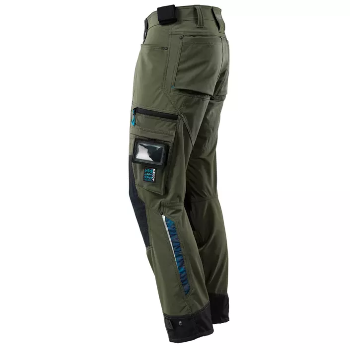 Mascot Advanced work trousers Full stretch, Moss green, large image number 1