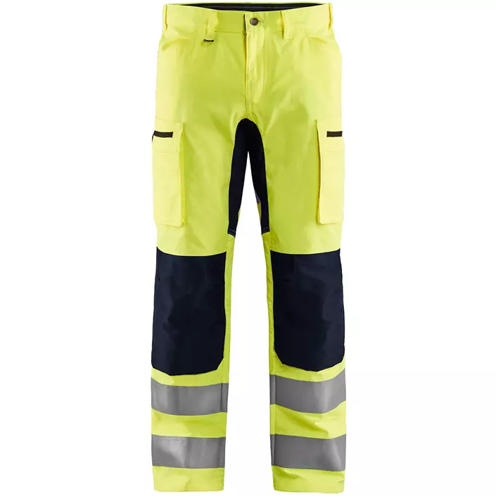 Blåkläder arbejdsbukser, Hi-vis Gul/Sort, large image number 0