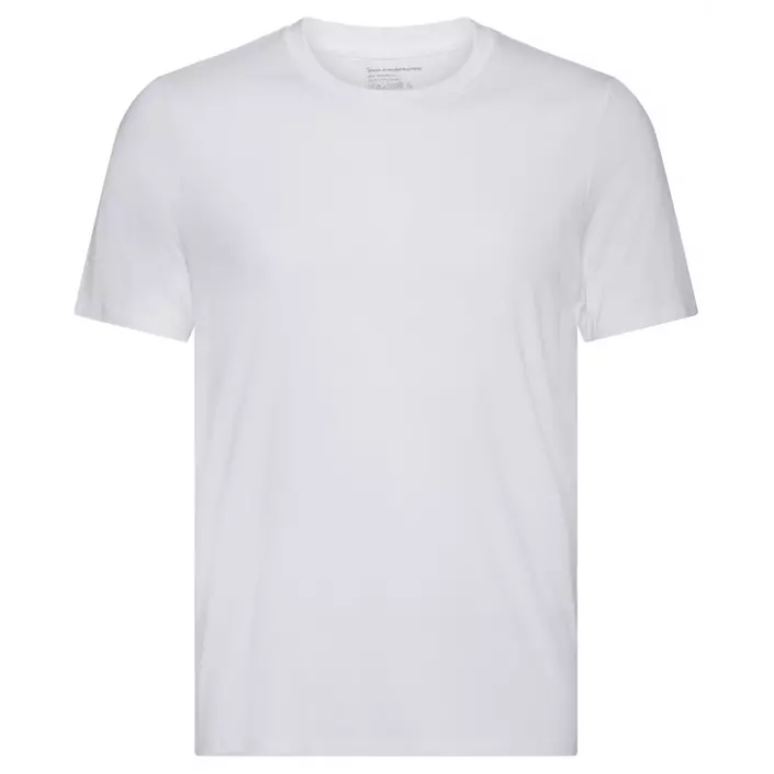 Niels Mikkelsen bamboo short-sleeved underwear shirt, White, large image number 0