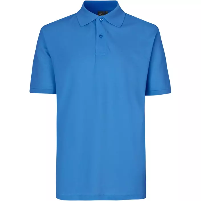 ID Yes Polo T-skjorte, Azurblå, large image number 0