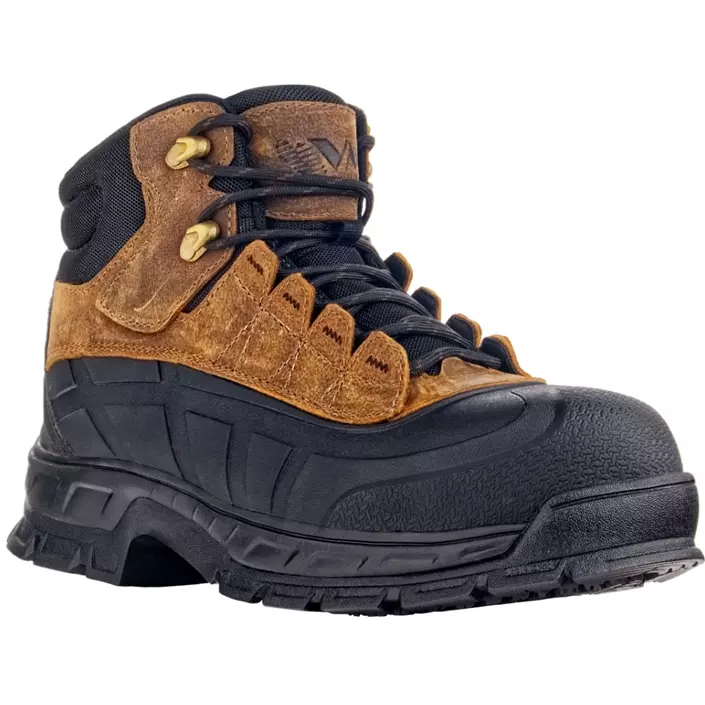VM Footwear Baltimore sikkerhedsstøvletter S3, Brun/Sort, large image number 0