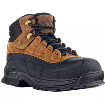 VM Footwear Baltimore Sicherheitsstiefeletten S3, Braun/Schwarz