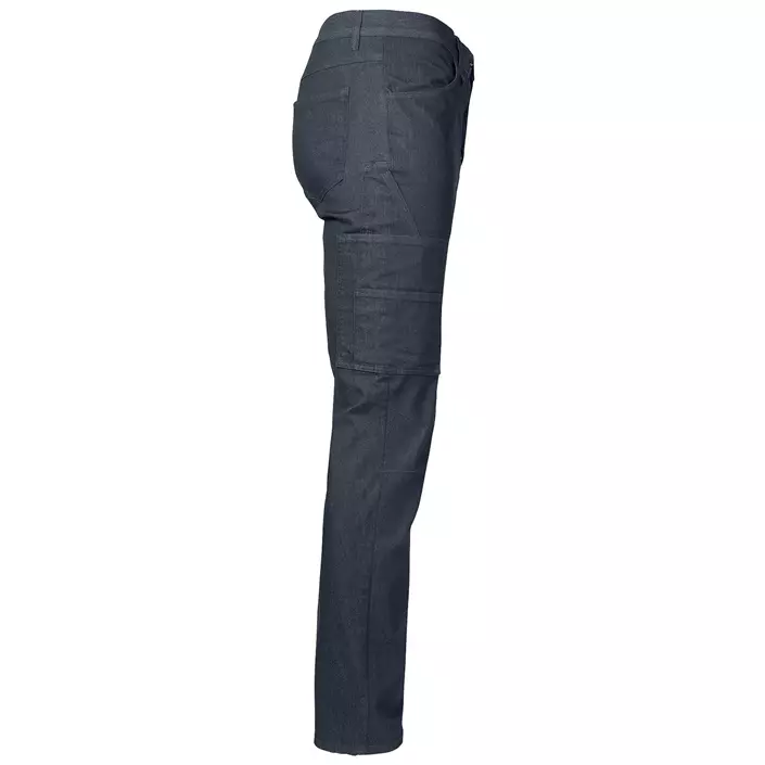 Smila Workwear Fred  Jeans, Blau Meliert, large image number 2