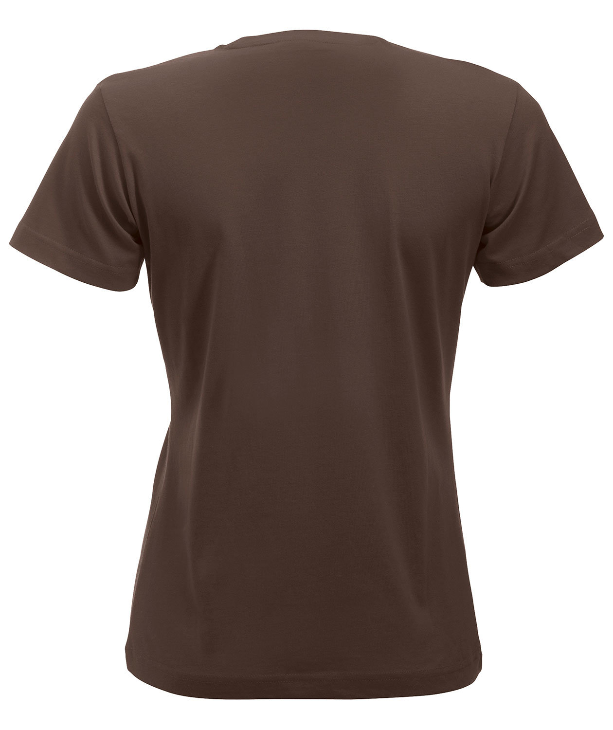 Clique New Classic T-shirt dam, M&ouml;rk Mocca, large image number 2