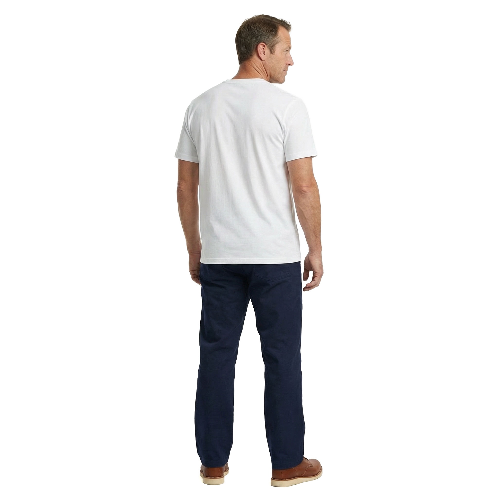 Westborn T-Shirt with chestpocket, White, large image number 2