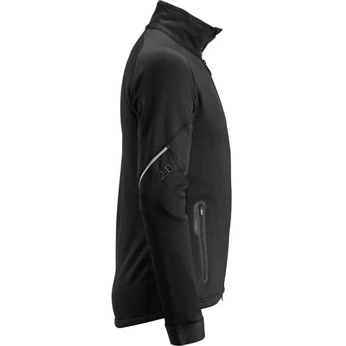 Snickers FlexiWork fleece jacket 8003, Black, large image number 4