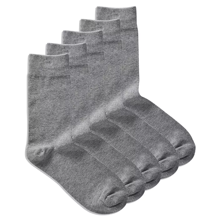 Jack & Jones JACJENS 5-pack socks, Light Grey Melange, Light Grey Melange, large image number 0