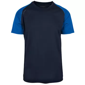 Blue Rebel Dragon Kontrast  T-shirt, Marinblå