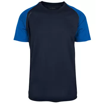 Blue Rebel Dragon Kontrast  T-shirt, Marinblå
