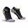 Worik 3 Strike ankle socks 3-pack, Black melange, Black melange, swatch