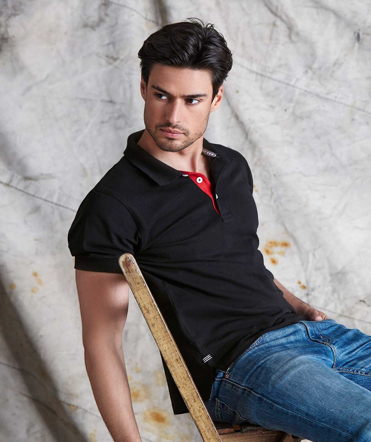 South West Morris polo shirt, Black