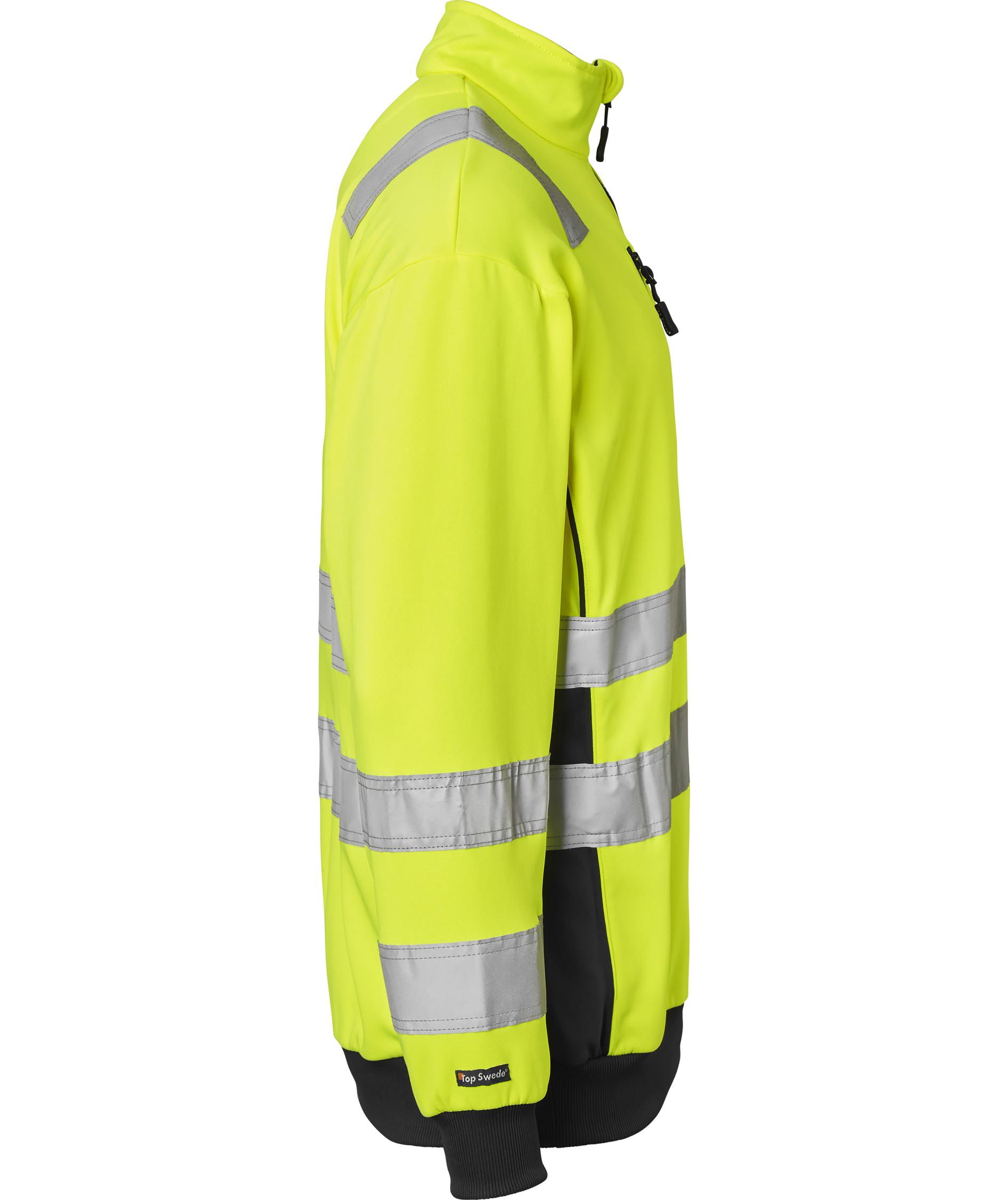 Top Swede sweatshirt 136, Hi-Vis Gul/Navy, large image number 2