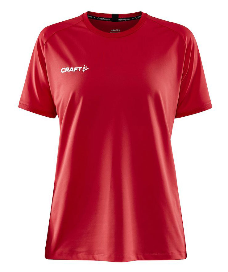 Craft Progress dame T-shirt, Bright red, Bright red, swatch