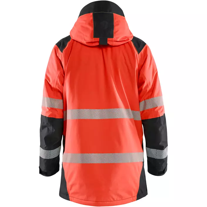 Blåkläder vinter parkas, Varsel röd/svart, large image number 1