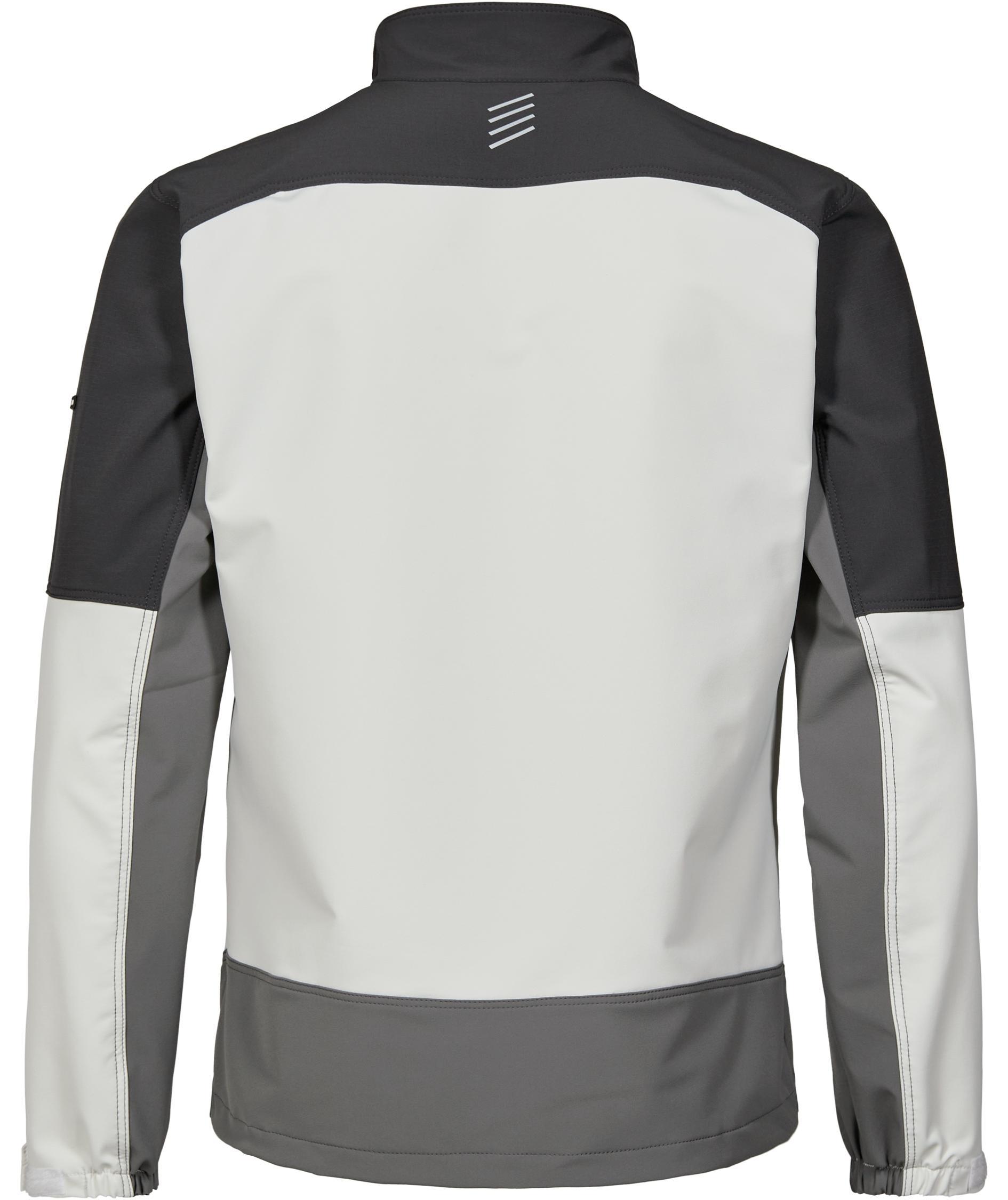 Engel Entire arbejdsjakke full stretch, Bone White/Anthracite Grey, large image number 3