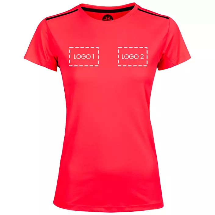Tee Jays luxury T-shirt dam med logotryck, , large image number 1