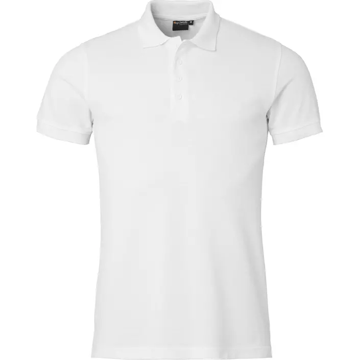 Top Swede polo T-shirt 191, Hvid, large image number 0