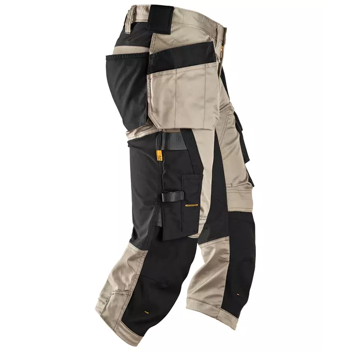 Snickers AllroundWork craftsman knee pants 6142, Khaki/Black, large image number 2
