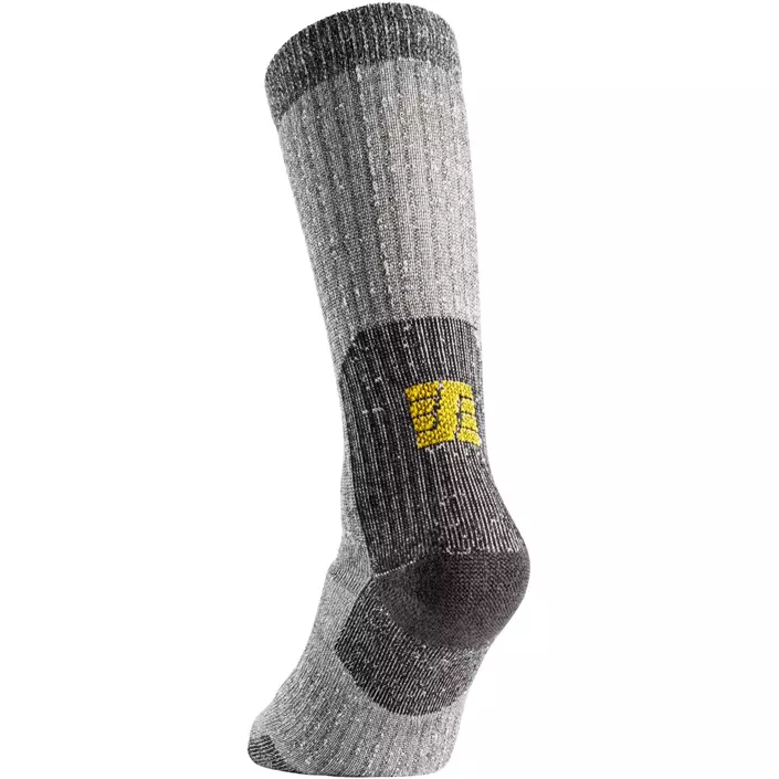 Snickers strumpor med merinoull 9212, Grå/Svart, large image number 1