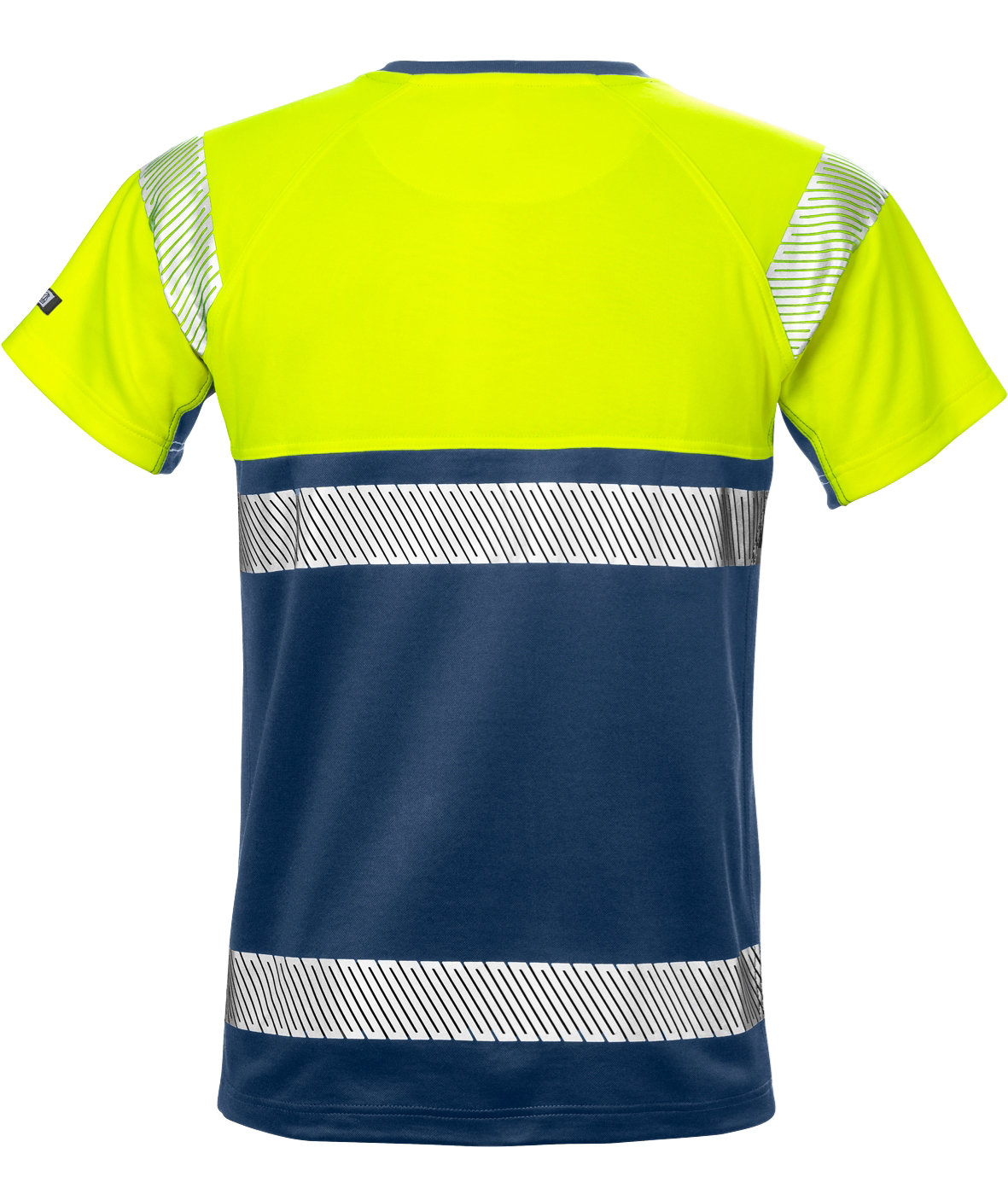 Fristads&nbsp;T-shirt 7518 THV, Hi-vis Yellow/Marine, large image number 1